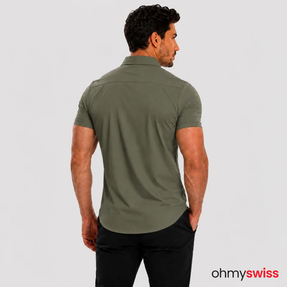 T-shirt extensible musculaire Ohmyswiss
