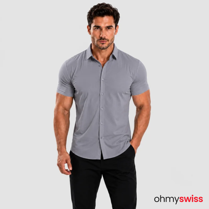 T-shirt extensible musculaire Ohmyswiss