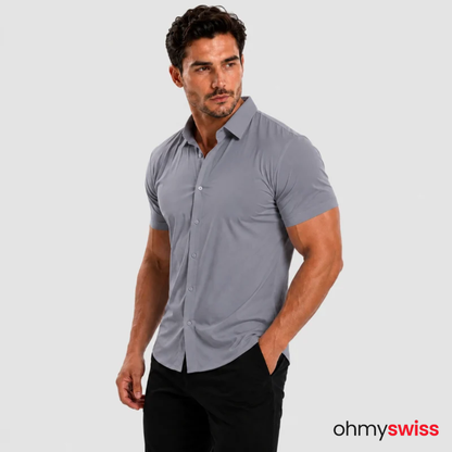 T-shirt extensible musculaire Ohmyswiss