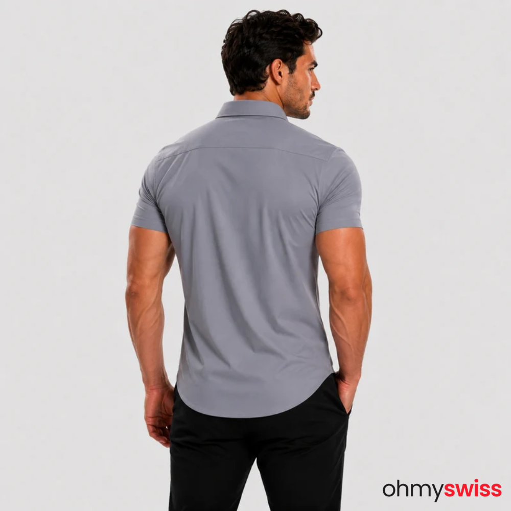 T-shirt extensible musculaire Ohmyswiss