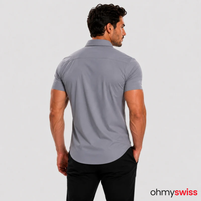 T-shirt extensible musculaire Ohmyswiss