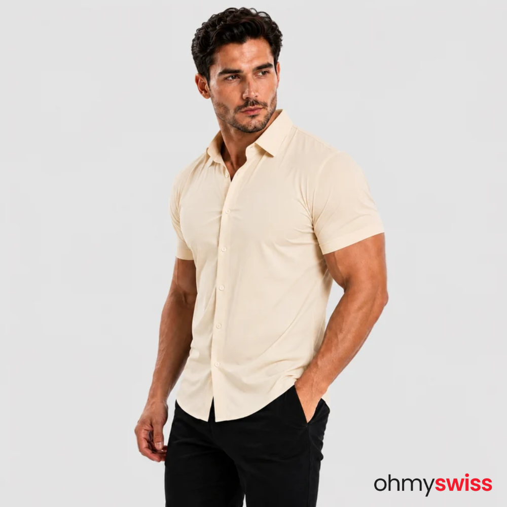 T-shirt extensible musculaire Ohmyswiss