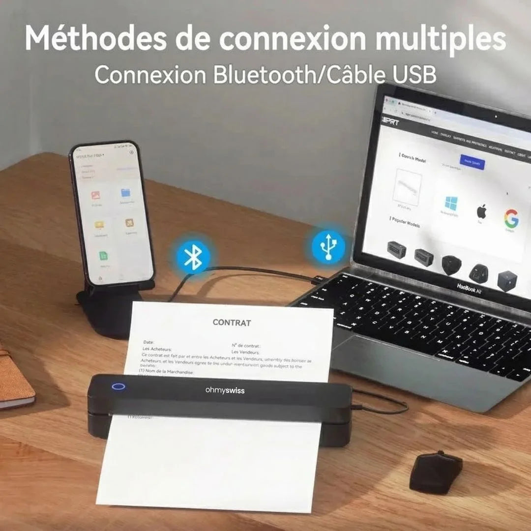 Imprimante Portable Sans Encre OhMySwiss™