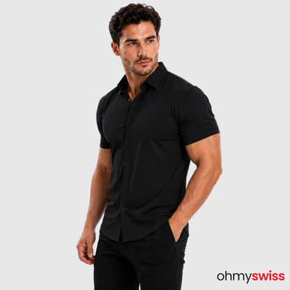 T-shirt extensible musculaire Ohmyswiss