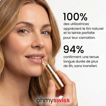 Rouge à lèvres réactif au PH Ohmyswiss