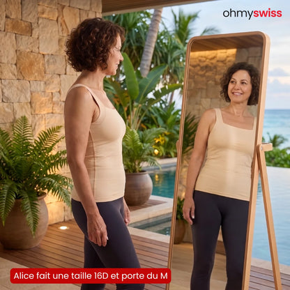 Figurformendes Tanktop mit integriertem BH von Ohmyswiss