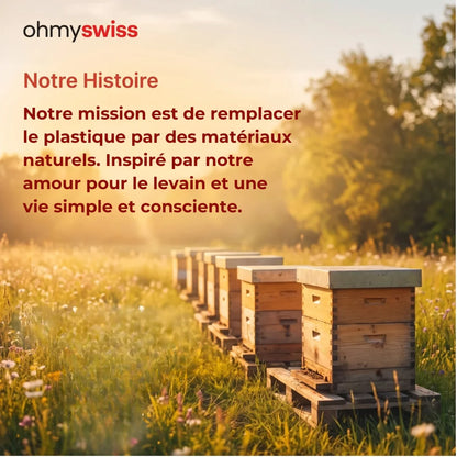 Sac à pain en cire d'abeille Ohmyswiss