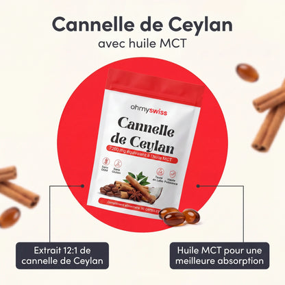 Cannella di Ceylon in capsule Ohmyswiss