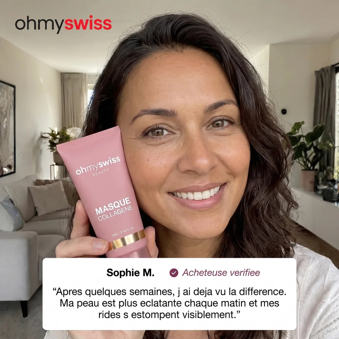 Bio-Kollagen-Maske + Pinsel von Ohmyswiss