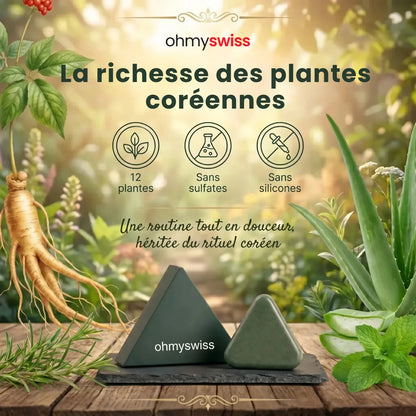 Savon anti-chute aux 12 plantes Ohmyswiss