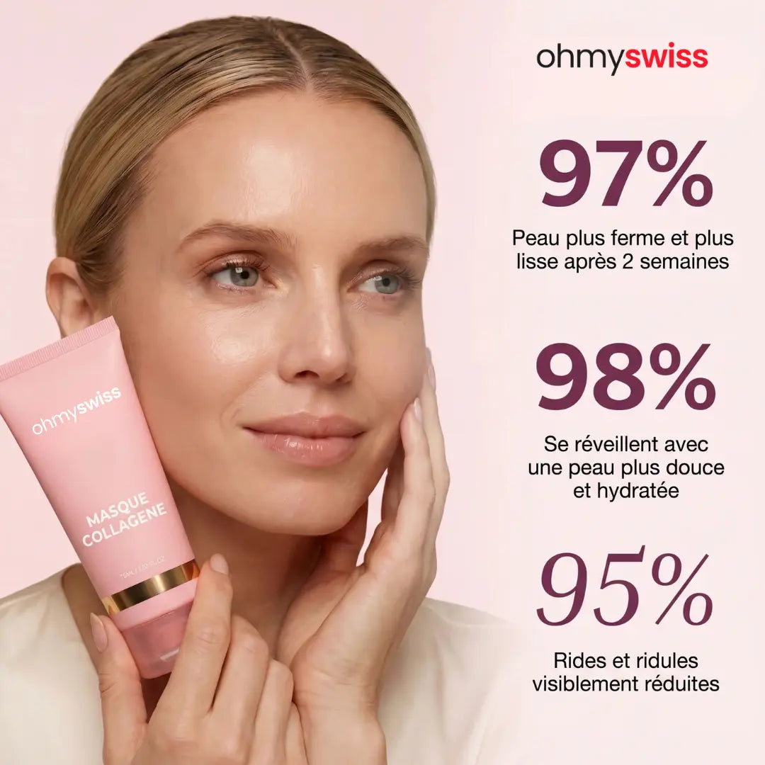 Bio-Kollagen-Maske + Pinsel von Ohmyswiss