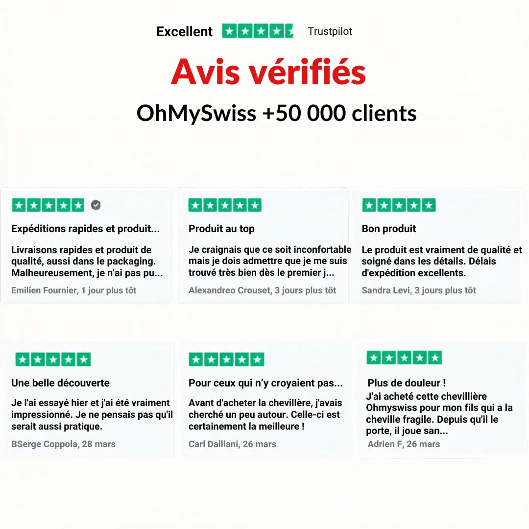 Chevillière de stabilisation Ohmyswiss