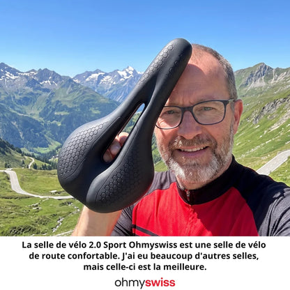 Selle de vélo 2.0 Ohmyswiss