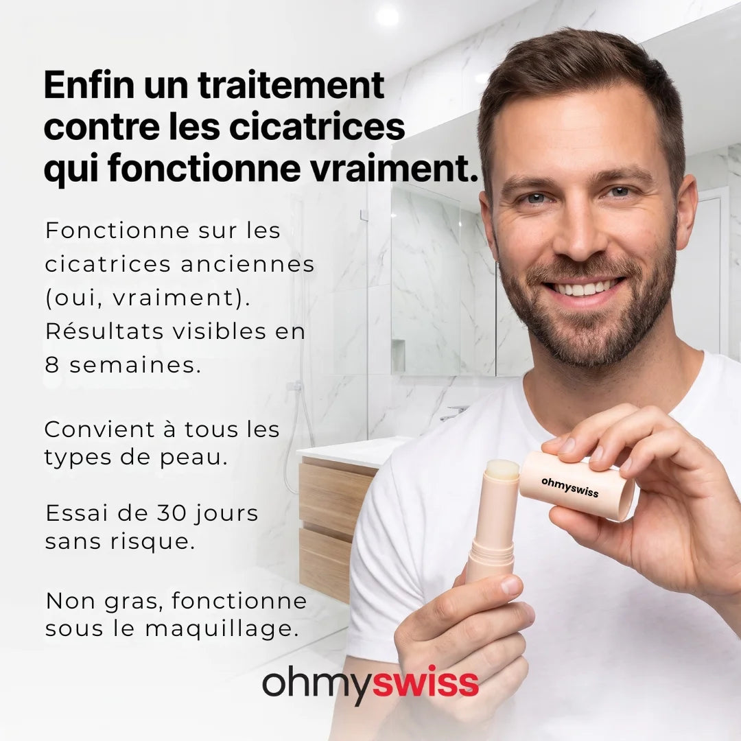 Stick réparateur anti-cicatrices Ohmyswiss