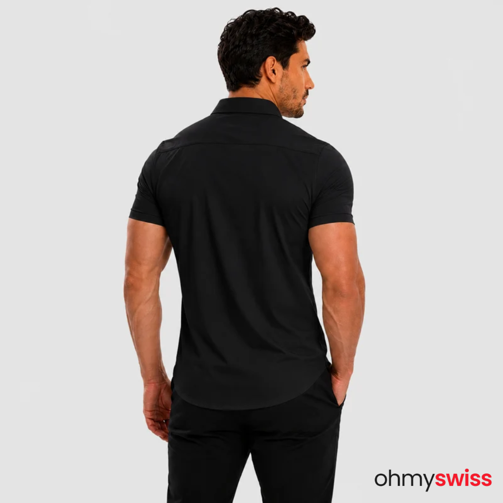 T-shirt extensible musculaire Ohmyswiss