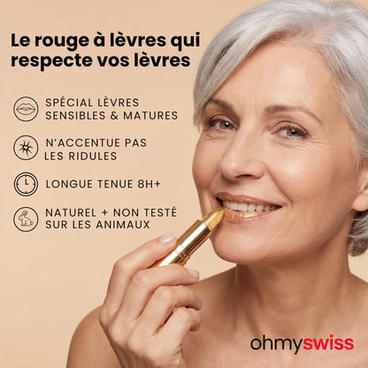 Rouge à lèvres réactif au PH Ohmyswiss