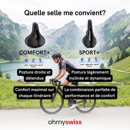Selle de vélo 2.0 Ohmyswiss