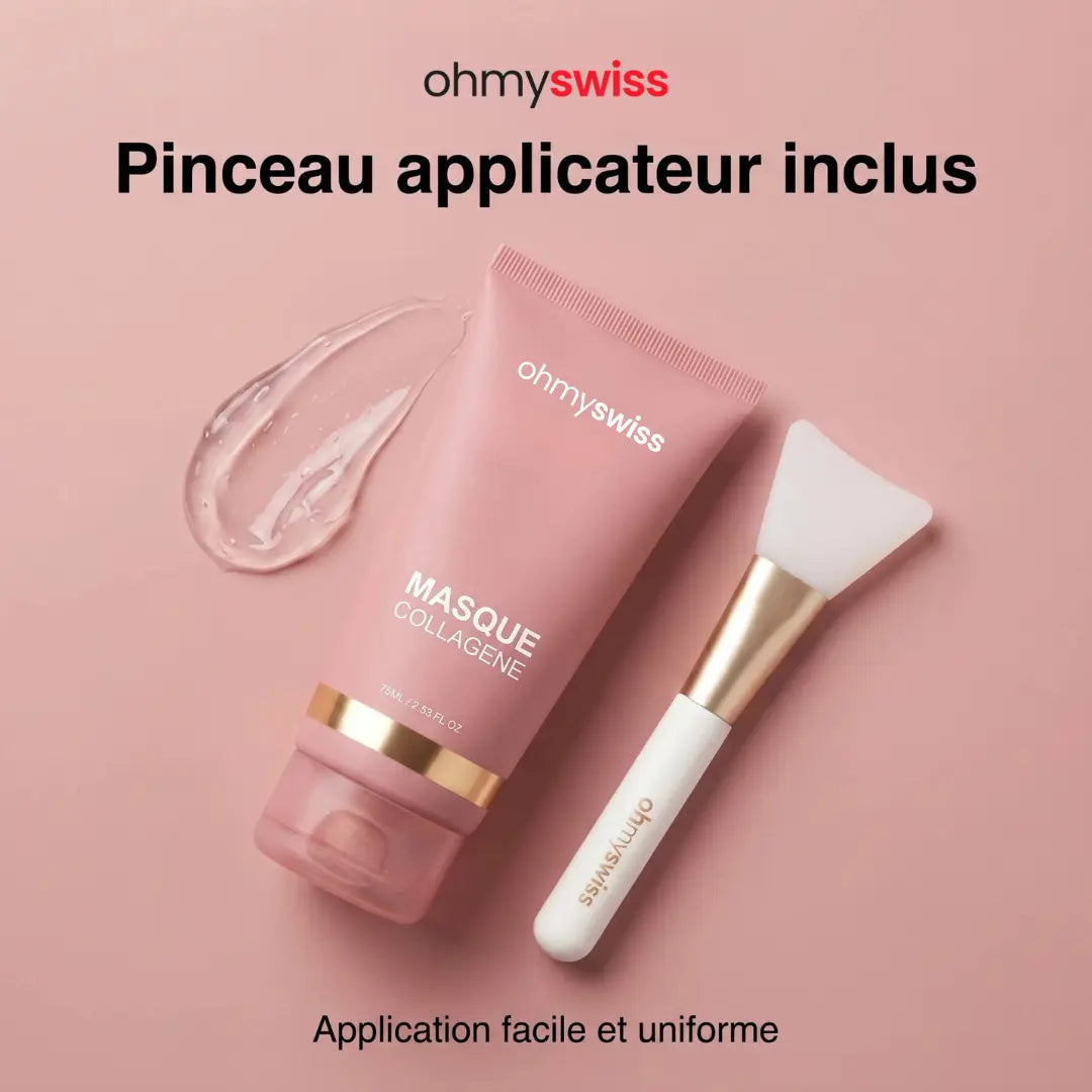 Bio-Kollagen-Maske + Pinsel von Ohmyswiss
