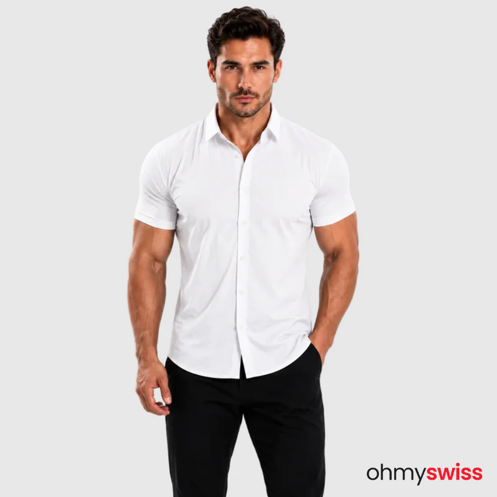 T-shirt extensible musculaire Ohmyswiss