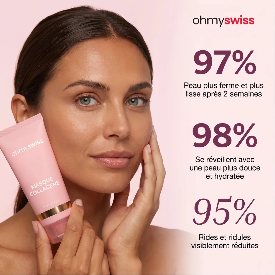 Bio-Kollagen-Maske + Pinsel von Ohmyswiss