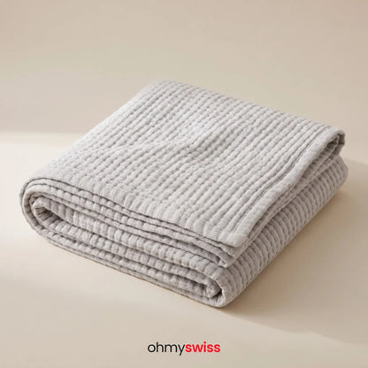 Baumwoll-Musselin-Decke von Ohmyswiss