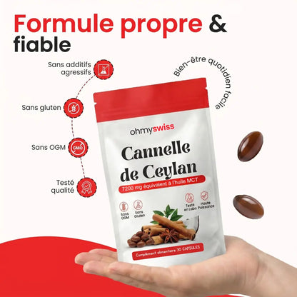 Cannella di Ceylon in capsule Ohmyswiss