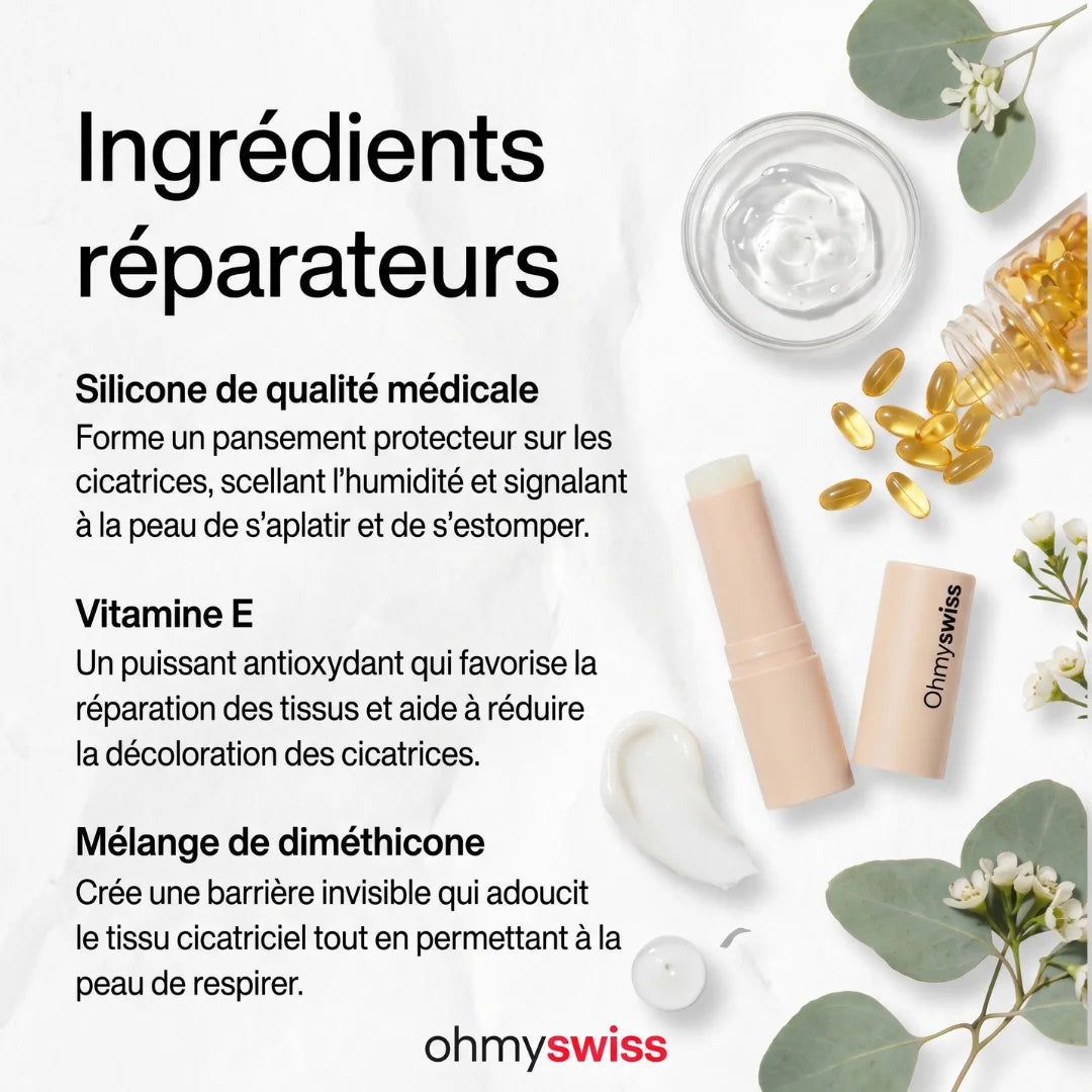 Stick réparateur anti-cicatrices Ohmyswiss