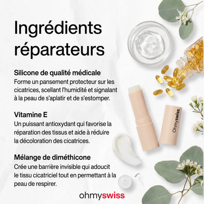 Stick réparateur anti-cicatrices Ohmyswiss