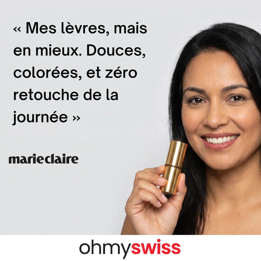 Rouge à lèvres réactif au PH Ohmyswiss