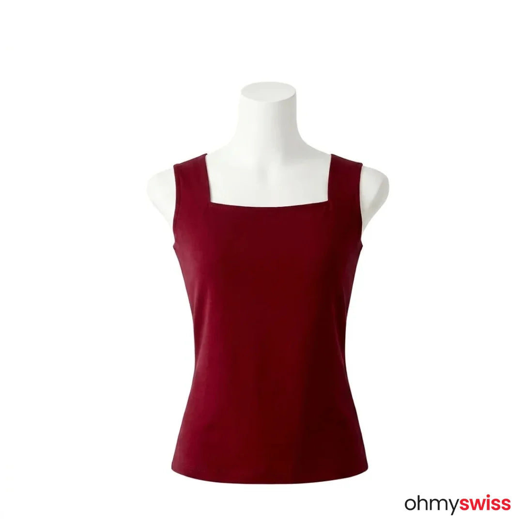 Figurformendes Tanktop mit integriertem BH von Ohmyswiss