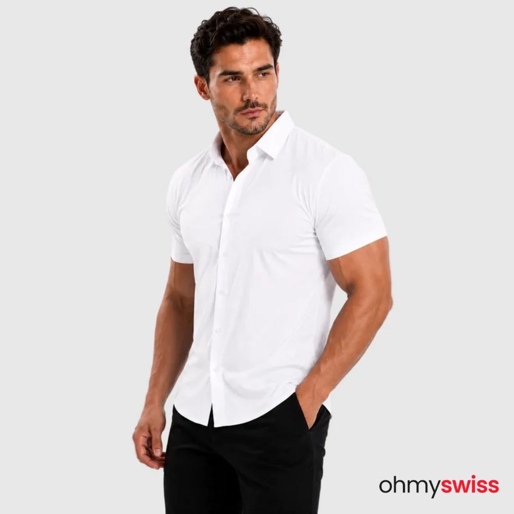T-shirt extensible musculaire Ohmyswiss