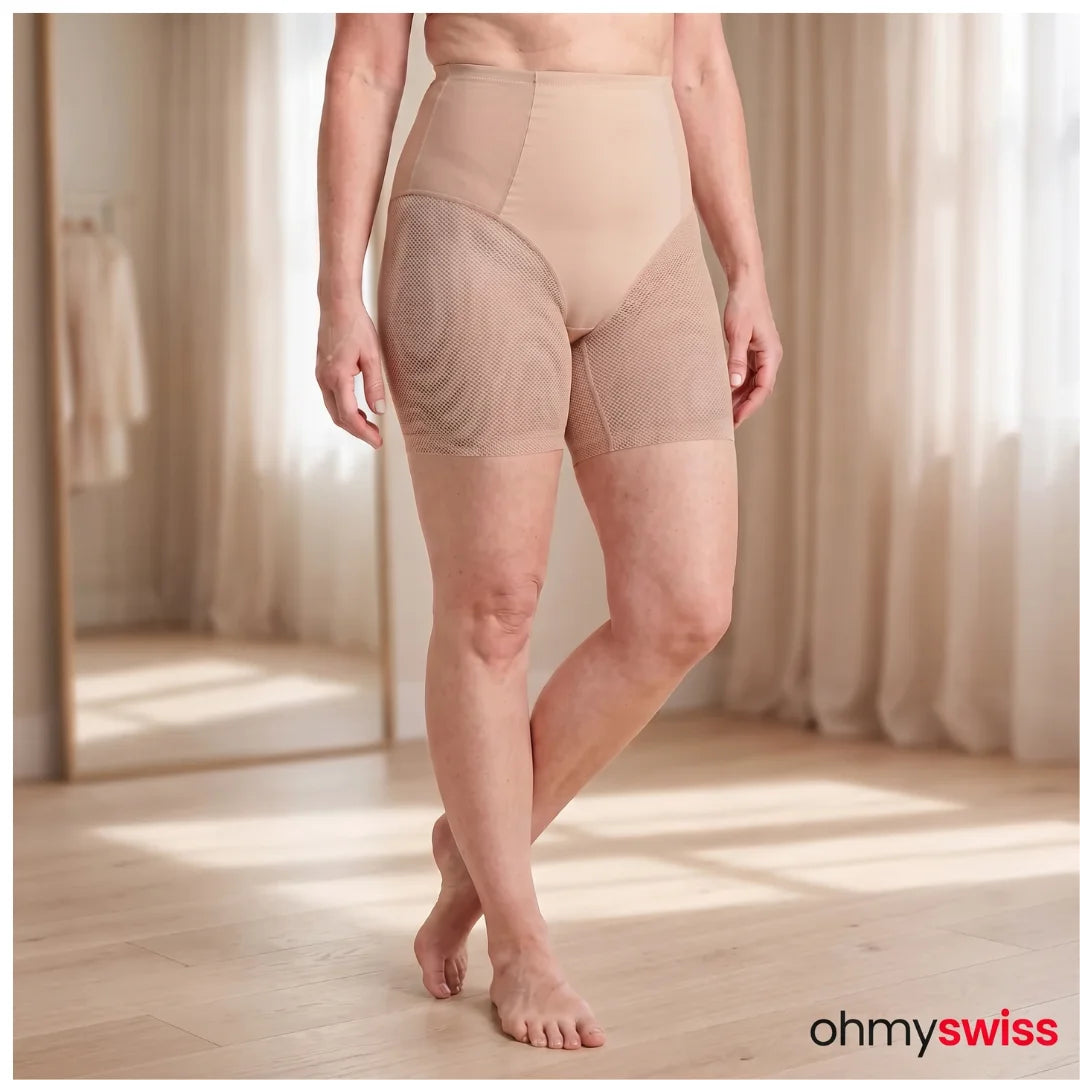 Ohmyswiss Pantaloncini trasparenti 3D anticellulite