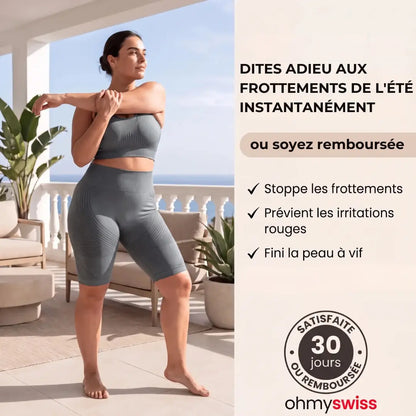 3D-Leggings mit kurzer Beinlänge, scheuerfrei