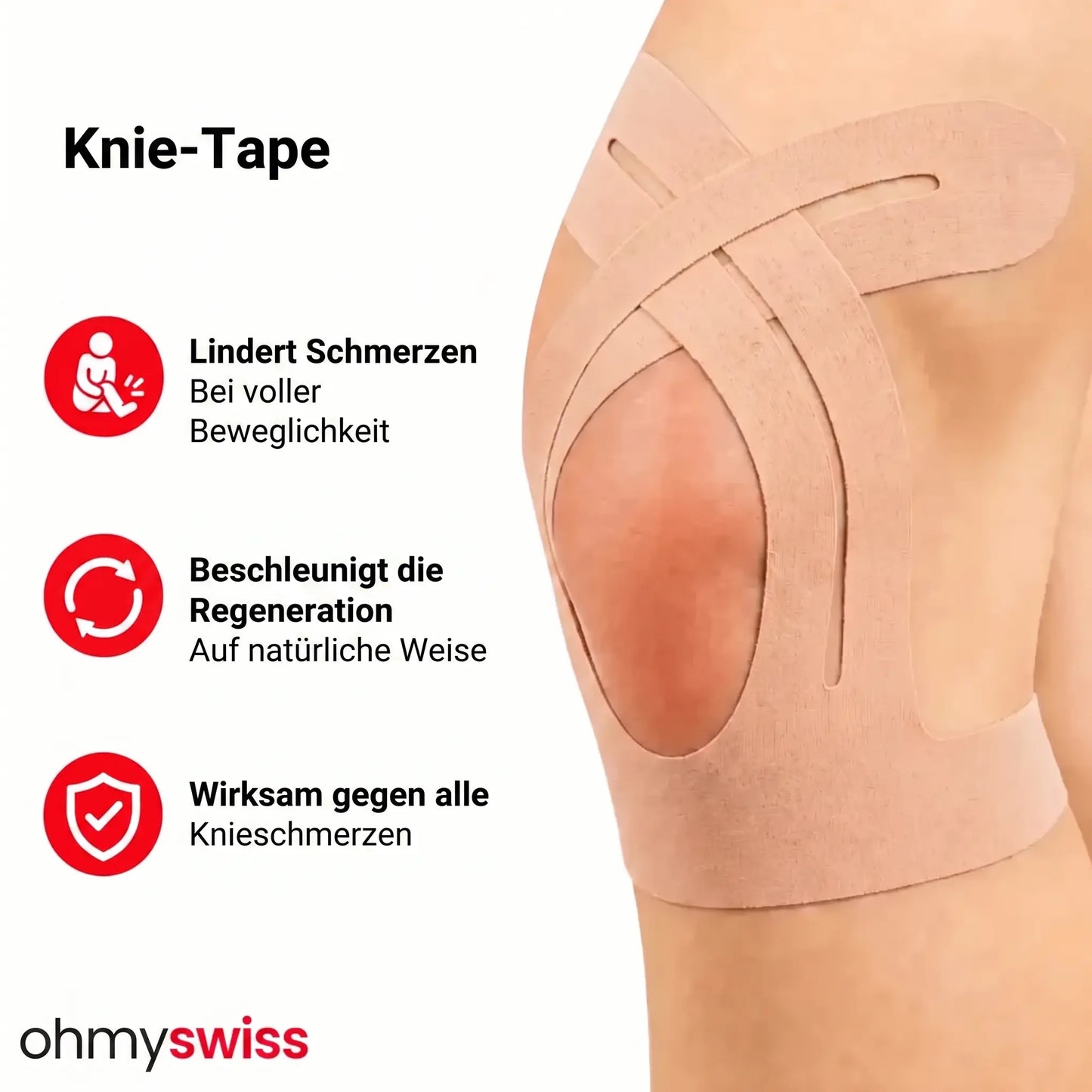 Ohmyswiss Fascia per il ginocchio
