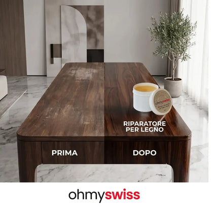 Balsamo riparatore per legno e pelle Ohmyswiss
