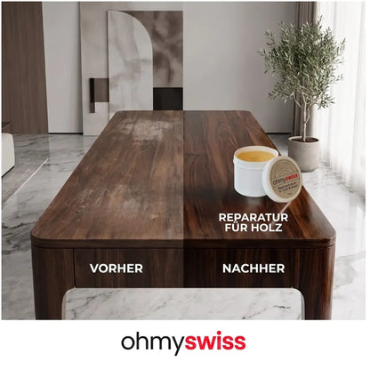 Ohmyswiss Reparaturbalsam für Holz und Leder