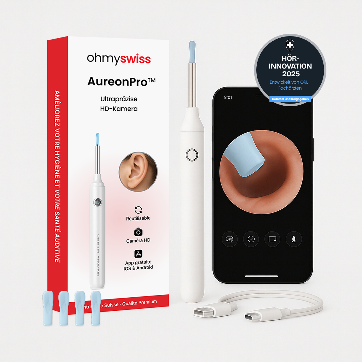 Kit AureonPro™ – Reinigungsgerät