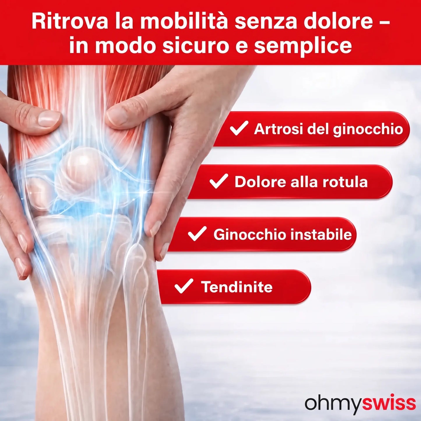 Ohmyswiss-Kniebandage