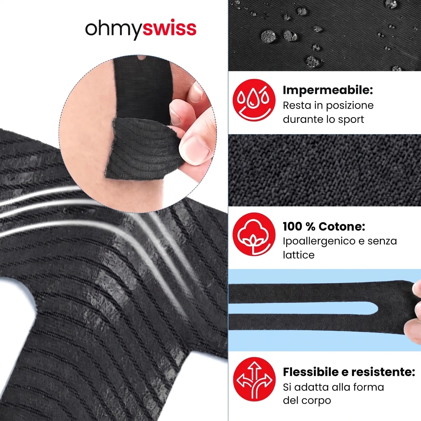 Ohmyswiss-Kniebandage