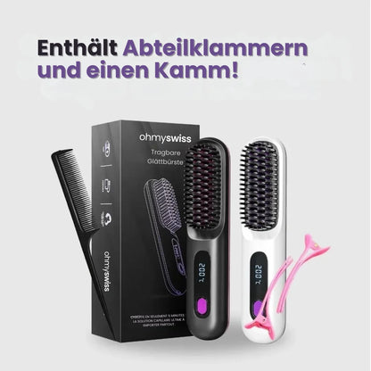 Tragbare Glättbürste OhMySwiss™