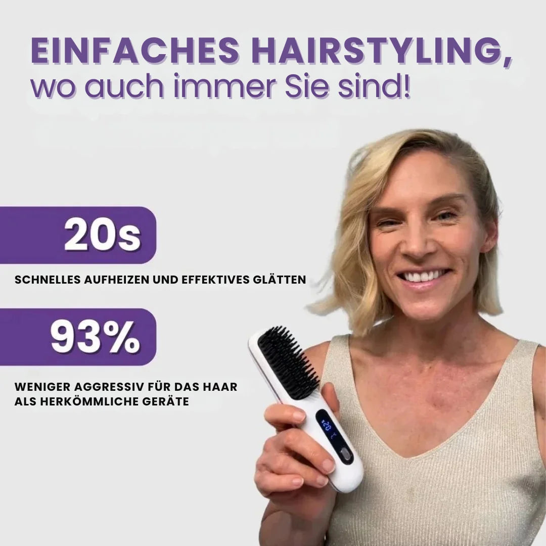 Tragbare Glättbürste OhMySwiss™