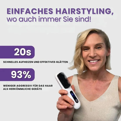 Tragbare Glättbürste OhMySwiss™