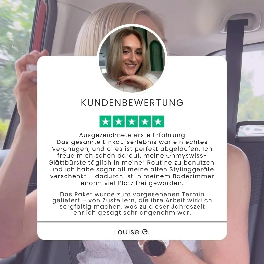 Tragbare Glättbürste OhMySwiss™