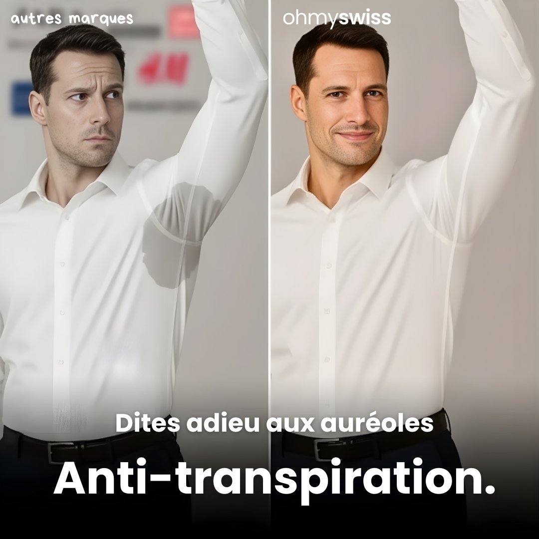 Chemise Infroissable Ajustée OhMySwiss™