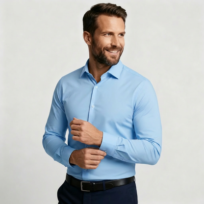 Chemise Infroissable Ajustée OhMySwiss™