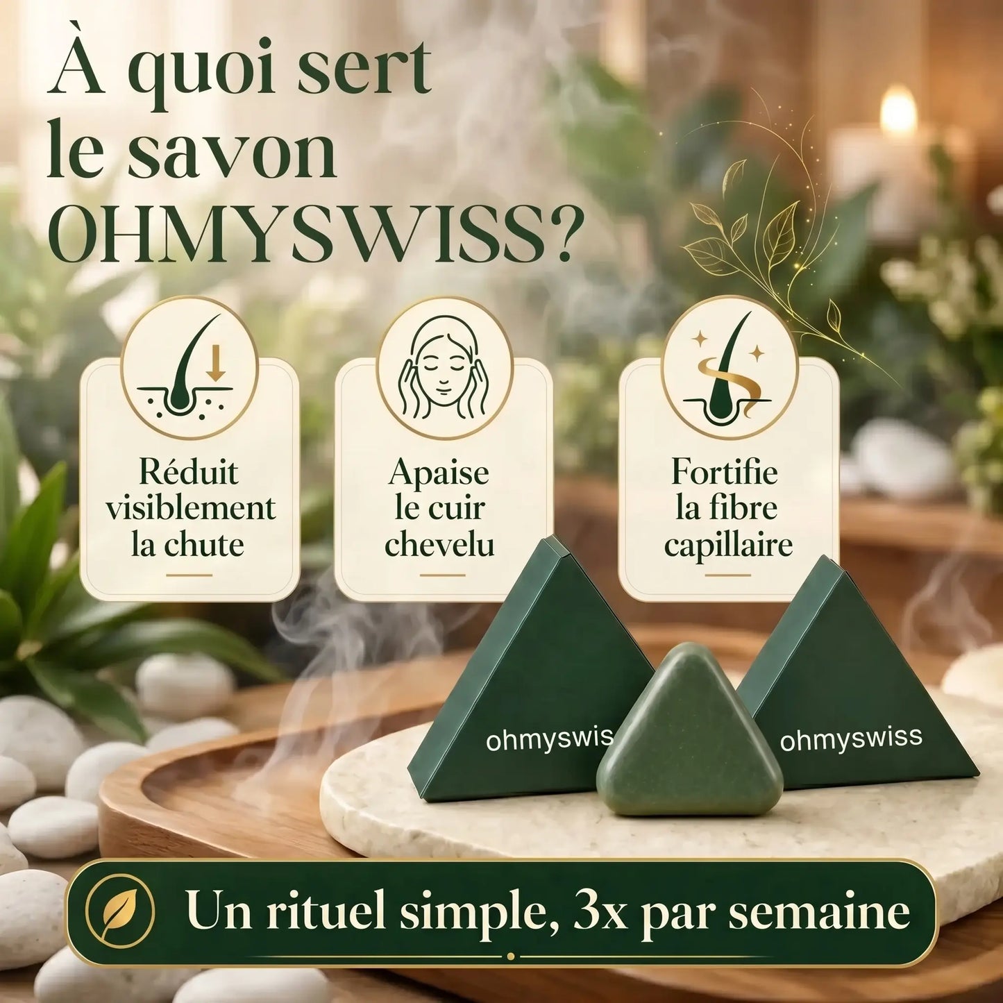 Sapone anticaduta alle 12 erbe Ohmyswiss