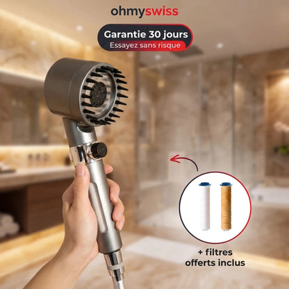 Pommeau de douche filtrant Ohmyswiss