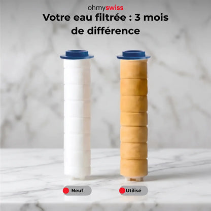 Pommeau de douche filtrant Ohmyswiss