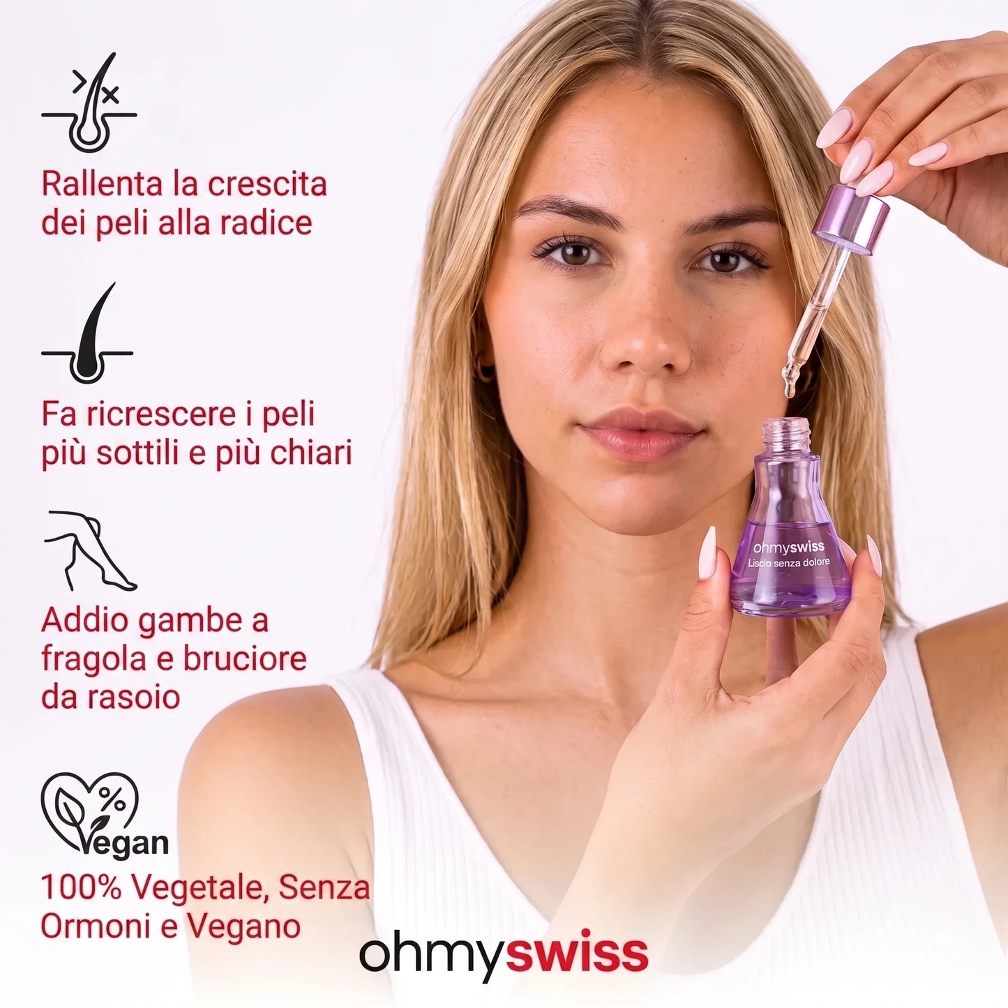 Ohmyswiss-Serum gegen das Nachwachsen von Pflanzen