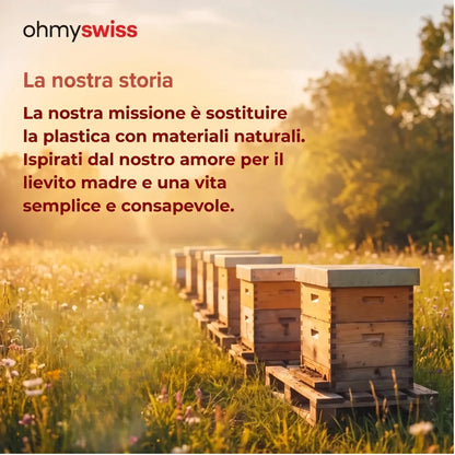 Sacca per il pane in cera d'api Ohmyswiss